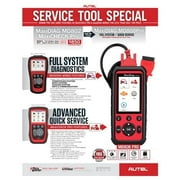 Autel MaxiDiag MD808 Pro With Extension Cable OBD2 Scanner Code Reader Read/Clear Codes DTC Lookup 7 Special Features Oil Reset Battery Reset EPB SAS BMS Upgraded MD806 MD802 AL329 AL529 AL609 AL629
