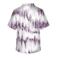 thumbnail image 3 of Men's Short Sleeve V Neck Small Animals Print Chest Pocket Carer Top XL, 3 of 3