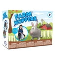 thumbnail image 2 of Farm Hoppers Animal Bouncers Rabbit, Grey, 2 of 3
