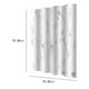 thumbnail image 3 of Fiudx Cortina de Ducha de Poliéster, Repelente Al Agua, de Secado Rápido, con Ojales Reforzados, Ideal para Baño, Fácil de Instalar, Resistente a La Humedad, 180 X 180 Cm., 3 of 6