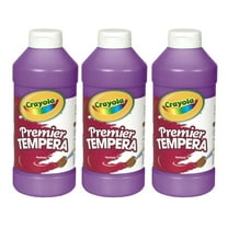 Crayola Premier Tempera Paint, 16 oz, Violet, Pack of 3
