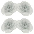 thumbnail image 3 of 4pcs DIY Faux Rose Flower Heads Artificial Fabric Roses for Craft Decorations Home Decor Floral Arrangements Wedding Party Accessories Scrapbooking, 3 of 3