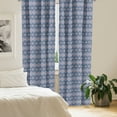 thumbnail image 2 of Ambesonne Ethnic Window Curtains, Chevron Inspired Art, Each 28" W x 95" L, Mint Green Beige, 2 of 4