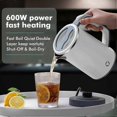 thumbnail image 2 of AURA 800ml KettlesCordless Fast Boil Quiet Electric Kettles Auto Shut-Off Boil-Dry Protection Ideal for Home, Office, Hotel (White), 2 of 5