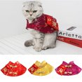 thumbnail image 2 of Cape pour Animaux de Compagnie Style Chinois Costume Festif pour Chatons Chats, 2 of 10