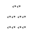 thumbnail image 1 of Pendientes en forma de estrella Sonducket para mujer joyería de plata adornos decorativos, 1 of 6