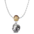thumbnail image 1 of Delight Jewelry Silvertone Medium 3-D Ram Head Mia Monkey Charm Necklace, 1 of 4