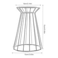 thumbnail image 4 of Billuyoard Estante para plantas de aire, soporte para sala de estar y dormitorio, soporte de exhibición decorativo, flores, maceta para verduras, Jardín y Patio Blanco Billuyoard HA011514-02, 4 of 6