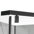thumbnail image 4 of Dreamwerks Neo-Angle 38 in. W x 38 in. D x 79 in. H, 1/4" Thick Shower Enclosure Kit with Door, Base, Panels in Black, 4 of 13