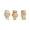 Orange, variant on Owl Statues for Home Decor, 3 Wise Monkeys Style Owl Figurines, Resin Shelf Decor for Living Room TV Stand Office Bathroom Mantelpiece