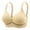 Beige, variant on CFLVAEK Plus Size Womens Bras Wireless Push Up Bralette Comfort Full Coverage Seamless Bra Breathable Adjustable Straps Brassiere for Large Bust Gray XL