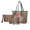 Blue and Red-Rooster Floral, variant on LedBack Sunflower Hummingbird Printed Handbag and Wallet Set for Women Waterproof Purses Tote Bag with Wristlet Wallet Cosmetic Purse for Travel Walking, Yellow and Brown
