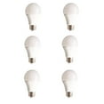thumbnail image 1 of Elitco Lighting A19LED802-6PK 10W 120V Ampoule à Filament LED A19, Chrome - Lot de 6, 1 of 1
