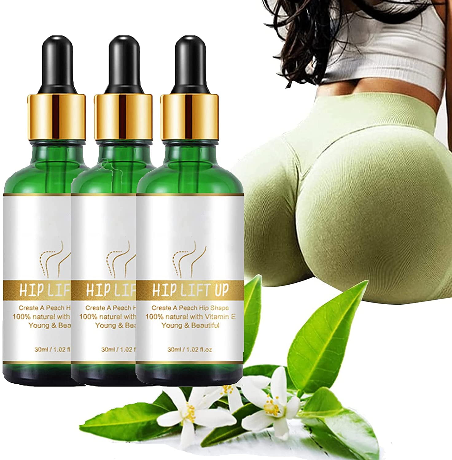 Buttocks Essential Oil, Butt Firming Enhancement Essential Oil for Women,  Natural Herbal Hip Lift Up Massage Oil - Walmart.com