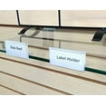 thumbnail image 4 of 2” L x 7/8" H Plastic Label Sign Holder Clip for Glass Shelf - 50 Pack, 4 of 5
