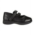 thumbnail image 2 of Petalia Girls' Double Strap Tween Hook & Loop School Shoes - Black, 2, 2 of 6