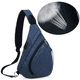 thumbnail image 3 of Mochila cruzada: mochila para llevar al hombro, mochila informal cruzada en el pecho y en los costados, 3 of 5