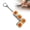 L-shaped, variant on Caramel Bread Keyboard Fidget Toy, Crisp Sound,Stress Relief Fidget Clicker Keychain, Mini Bread Keyboard FID-get Toy with Crisp Sound for Women Men (Lighting Up)