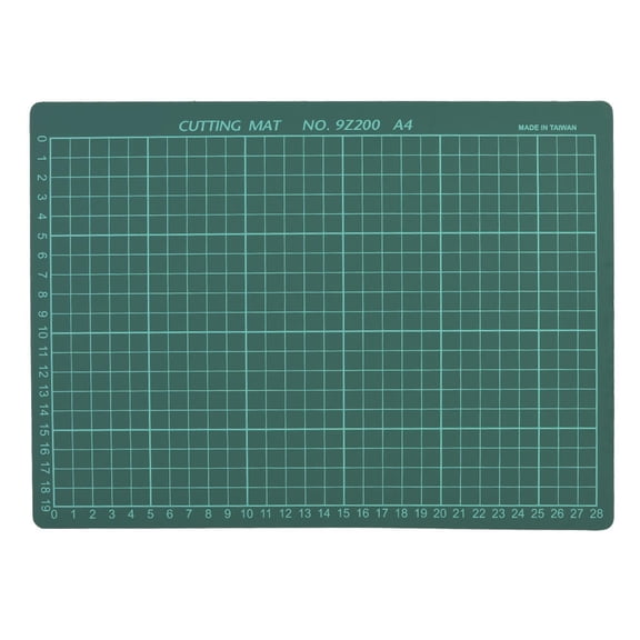 Rupoun 8.66"x11.81" A4 Cutting Grid Mat – Clear CM Lines, Matte Scratch‑Resistant Surface, Anti‑Skid Design, Soft Protective Pad