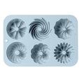 thumbnail image 2 of Ruanlalo Baking Mold,6 Holes Baking Mold Non-stick Reusable Food Grade Fondant Cake Chocolate Dessert DIY Silicone Mould Kitchen Gadget, 2 of 6