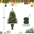 thumbnail image 5 of 2-Pack 36 Inch Decorative Tabletop Mini Christmas Trees, 5 of 7