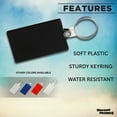 thumbnail image 2 of Rectangle Soft Keychains Set of 10, Bulk Pack - Perfect for Home, Tradeshows, Other Events - Black, 2 of 5