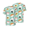 thumbnail image 6 of Rocae Kawaii Sushi for Breathable Men's Baseball T-Shirt Fashionable Casual Baseball Jersey, Moisture-wicking Sportswear X-Large, 6 of 9