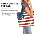 thumbnail image 5 of Defioc Vintage American Flagfor Women's Tote Bag - Shopping Bag Casual Shoulder Bag Fashion Handbag Daily Bag Hobo Bags for Travel Work Shopping, 5 of 8