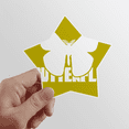 thumbnail image 1 of Estrella calcomanías impermeables,vinilo,casco de coche, 1 of 1