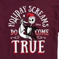 thumbnail image 3 of The Nightmare Before Christmas - Holiday Screams Come True - Men's Short Sleeve Graphic T-Shirt, 3 of 5