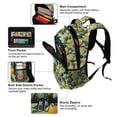 thumbnail image 5 of FORMRS Unisex Backpack Elementary School Travel Bookbag with Reflective Stripes, Orange Tree, 5 of 7