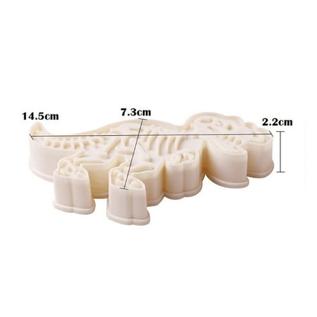 

Relanfenk Popsicles Molds Cookie 3D Shape Dinosaur Baking Cake Mould Mold