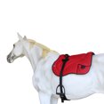 thumbnail image 3 of Horse Neoprene Padded Anti-Slip Breathable Red Bareback Saddle Pad Red 39194RD, 3 of 5