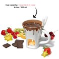 thumbnail image 4 of Starfrit Gourmet BISTRO Chocolate 4-pc Fondue Set - Ceramic - 2 Forks - Tealight, 4 of 5