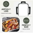 thumbnail image 3 of 10 paquetes de recipientes de vidrio para preparación de comidas de 30 onzas, recipientes de vidrio para almacenamiento de alimentos con tapas, cajas herméticas para almuerzo, microondas, 3 of 4
