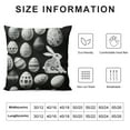 thumbnail image 5 of Black Throw Pillow Covers, Cushion Case Decoration for Sofa Couch, 5 of 5