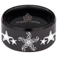 thumbnail image 5 of Starfish Tungsten Carbide Ring, 5 of 9