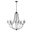 thumbnail image 3 of 12108-MB Millennium Lighting Eisley - 8 Light Chandelier-38.25 Inch Tall and 36 Inch Wide-Matte Black Finish, 3 of 6