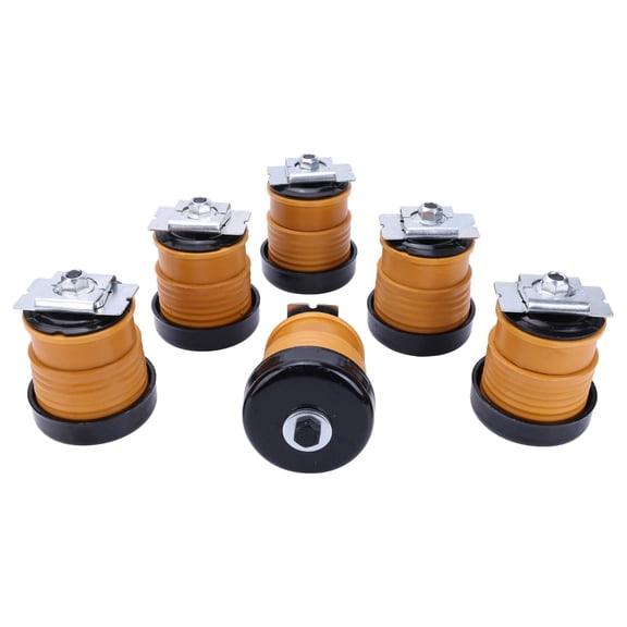 LICHENGTAI 6Pcs Body Mount Bushings Replace 924-065 924-066 for Ford F250 F350 F450 F550 Super Duty 2008-2016 Steel Durable Easy Install