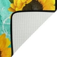 thumbnail image 5 of SKYSONIC 36x24in Yellow Sunflowers Area Rug, Blue Watercolor Summer Floor Carpet for Indoor Living Dining Room Bedroom, 5 of 7