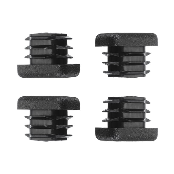 Uxcell Plastic Tubing End Caps, Hole Plug Insert for Round Iron Pipe Chair Leg Table Bookshelves Patio 4 3/4 Inch