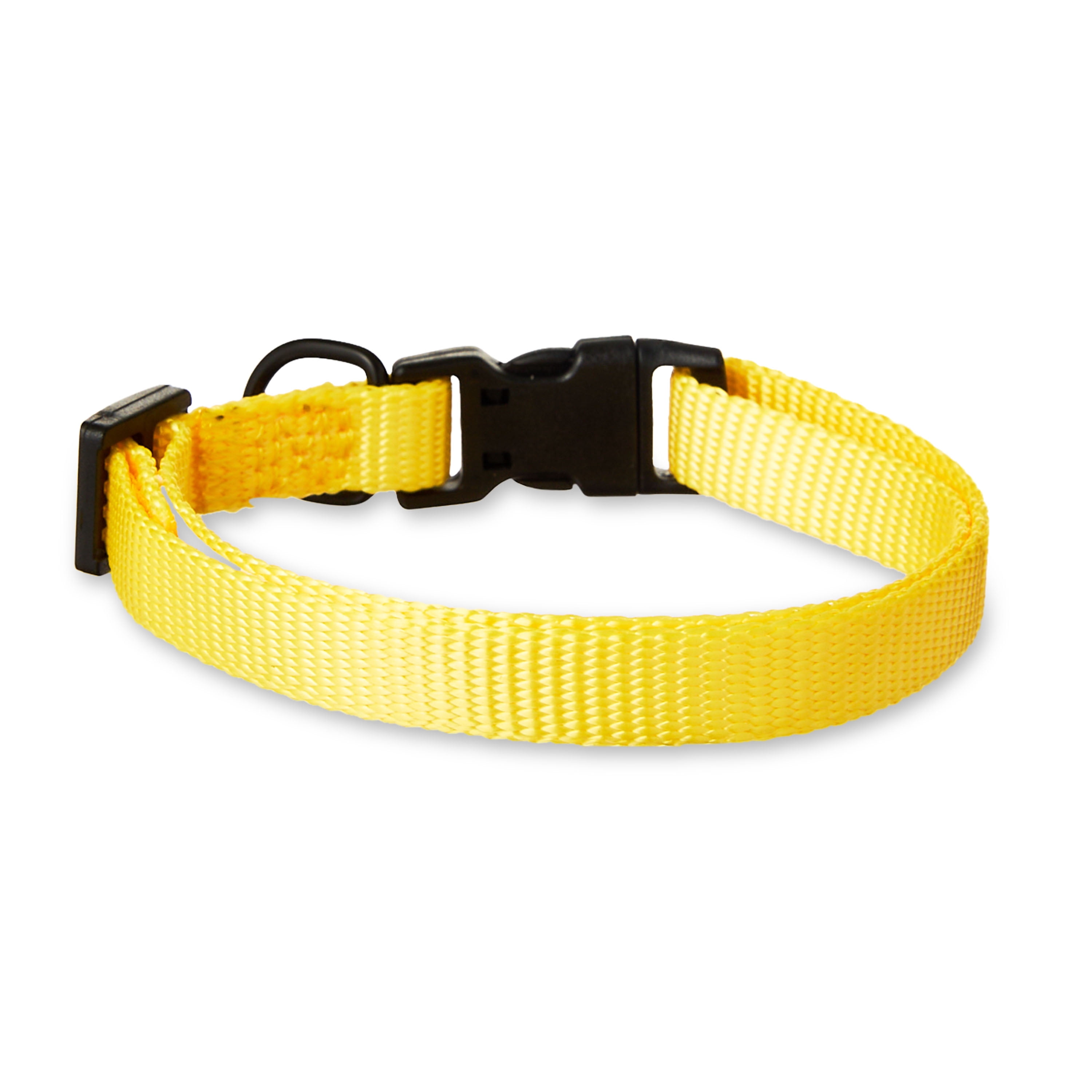 Vibrant Life Polyester Adjustable Dog Collar, Yellow, S