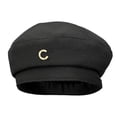 thumbnail image 1 of Femmes Bonnet de Tous les Jours Porter Easy-matching Chic Tricot Texture Femmes Béret, 1 of 5