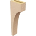 thumbnail image 5 of 3"W x 6"D x 18"H Thin Stockport Rough Cedar Woodgrain TimberThane Corbel, Primed Tan, 5 of 6