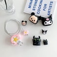 thumbnail image 2 of For Apple 20W USB-C Power Adapter Charger 3D Cute Cartoon Designs Protective Case,Cute Cartoon Lightning Cable Protector Cover for iPhone Charger (Kur, 2 of 4