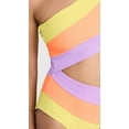 thumbnail image 5 of Beach Riot Womens Joyce Cut-Out One Shoulder One-Piece Swimsuit, 5 of 5