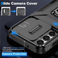 thumbnail image 3 of Funda para GANGXUN Samsung Galaxy A14 5G - Soporte metálico, Función magnética, Negro, 3 of 5