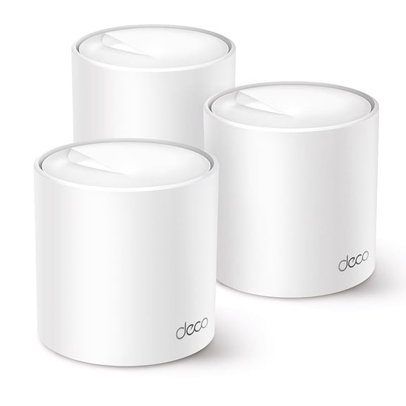 Restored : TP-Link AX2700 W-Fi 6 Dual-Band AI-Driven Home Mesh Router System, Connects over 150 Devices, Indoor Coverage up to 6,300 Sq. ft., - Deco W8100 (3-Pack) (Refurbished)