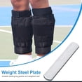 thumbnail image 3 of Eigraketly 5 placas de acero plateadas duraderas y fiables para chaleco pesado, rutina de entrenamiento segura Ropa Deportiva, Zapatos, 3 of 6