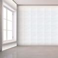 thumbnail image 6 of Efavormart 10 Pack | 52 Sq Ft 3D White Foam Self Adhesive Wall Panels for Interior Wall Decor, TV Wall, Bathroom, Kitchen, Living Room Home Decoration- Diamond Design, 6 of 11